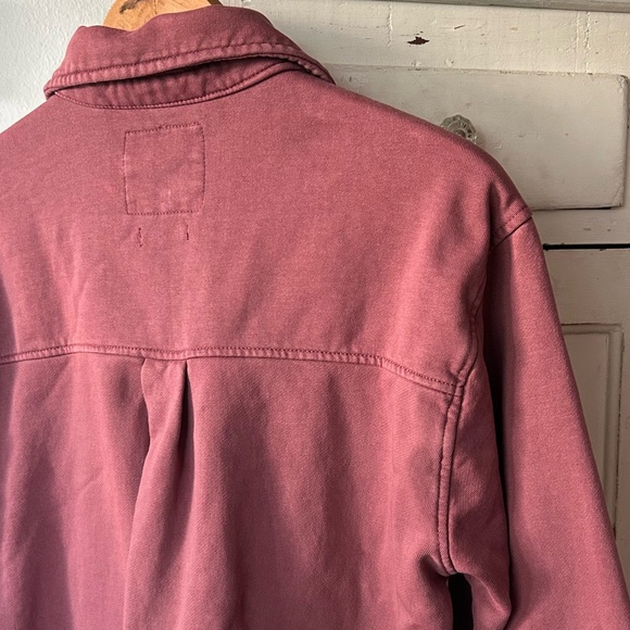 C&C California | Women’s Mauve Sunwashed Double Pocket Button-Up Shirt Size M - Picture 7 of 16